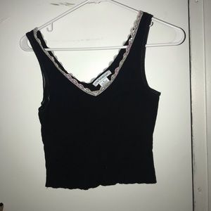 black crop top